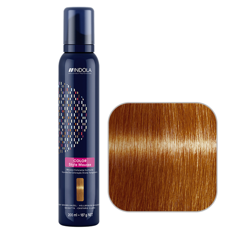 Фотографија од Color Style Mousse LIGHT BROWN HAZEL 200 ml